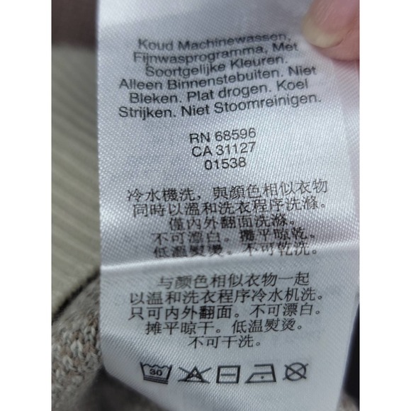 Women's DNKY Camo Camo Pullover Boxy Cropped Sweater Size XL - Picture 6 of 11